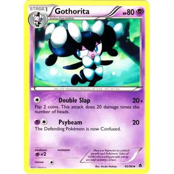 Pokemon Trading Card Game Black & White Emerging Powers Uncommon Gothorita #45