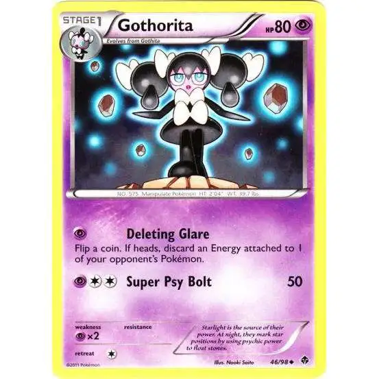 Pokemon Trading Card Game Black & White Emerging Powers Uncommon Gothorita #46