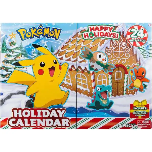 Pokemon 2023 Holiday Exclusive Advent Calendar [16 Mini Battle Figures with Special Finish]