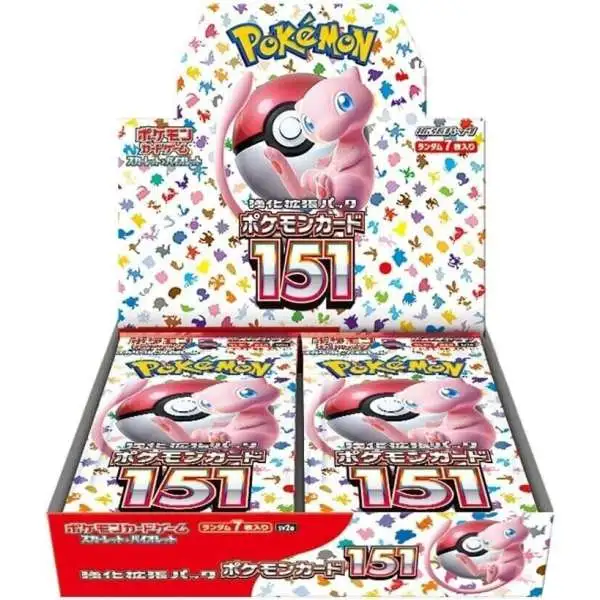 Scarlet & Violet Pokemon 151 Booster Box [JAPANESE, 20 Packs] (Pre-Order ships February)