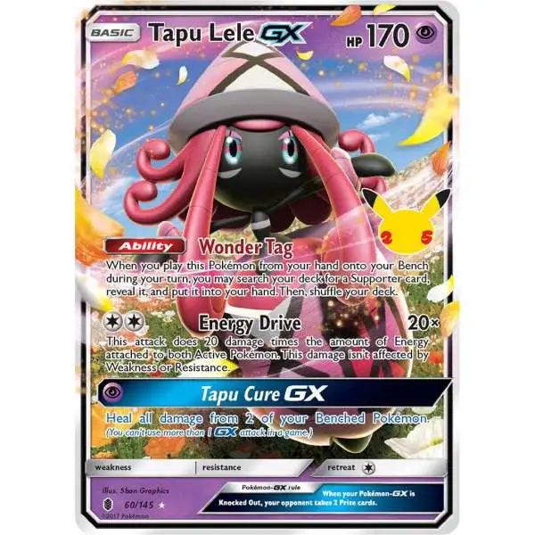 Pokemon Celebrations Classic Collection Tapu Lele GX #60