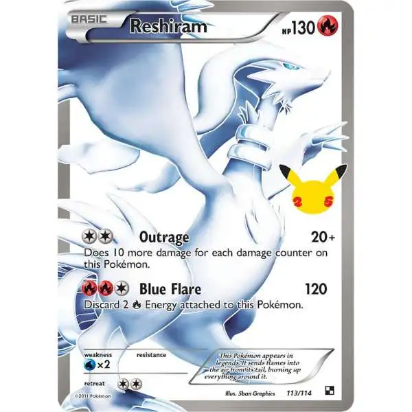 Pokemon Celebrations Classic Collection Reshiram #113