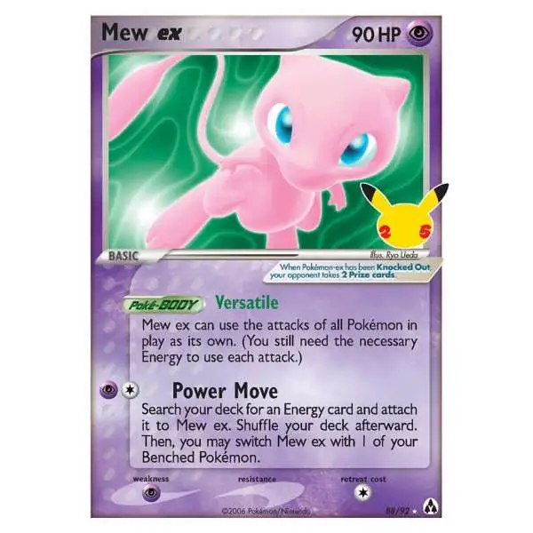 Pokemon Celebrations Classic Collection Mew ex #88
