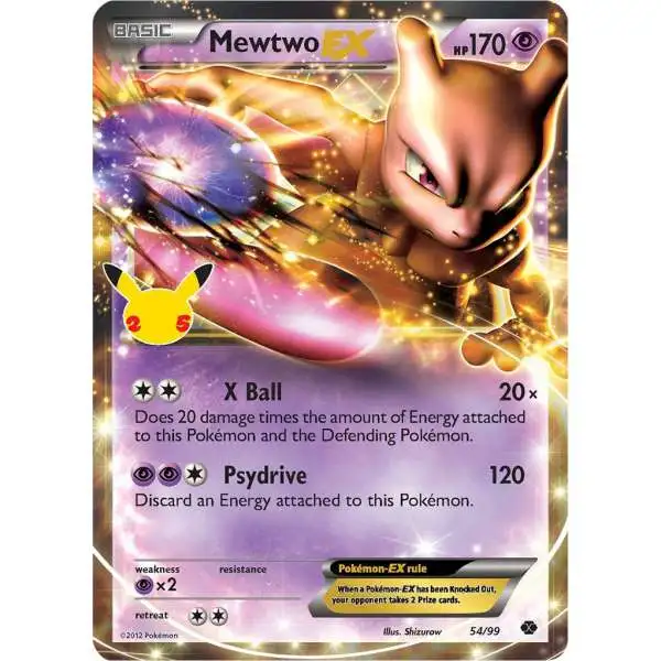 Pokemon Trading Card Game Celebrations Classic Collection Mewtwo EX #54