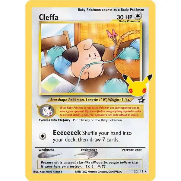 Pokemon Celebrations Classic Collection Cleffa #20