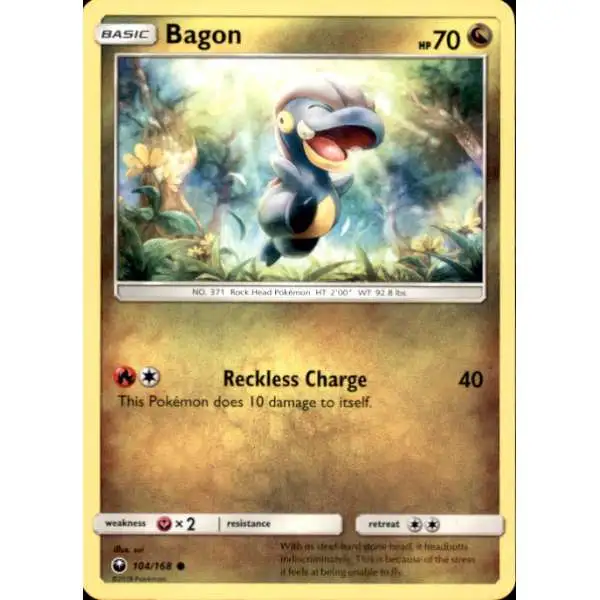Pokemon Trading Card Game Celestial Storm Common Bagon #104