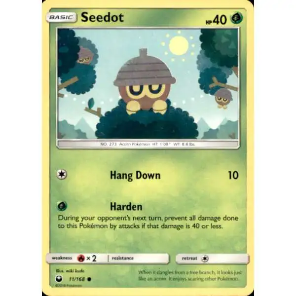 Pokemon Trading Card Game Celestial Storm Common Seedot #11