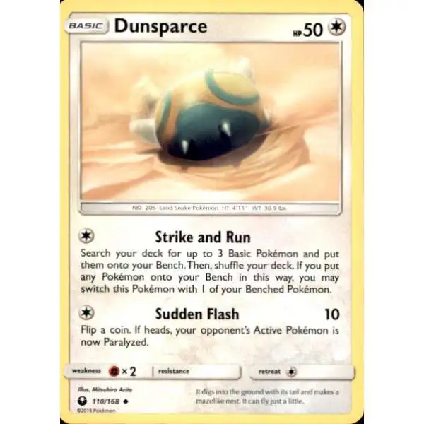 Pokemon Trading Card Game Celestial Storm Uncommon Dunsparce #110