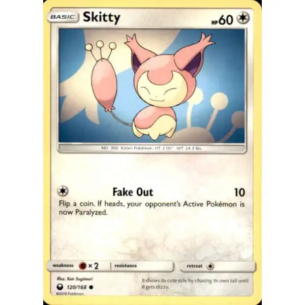 Pokemon Trading Card Game Celestial Storm Common Skitty #120
