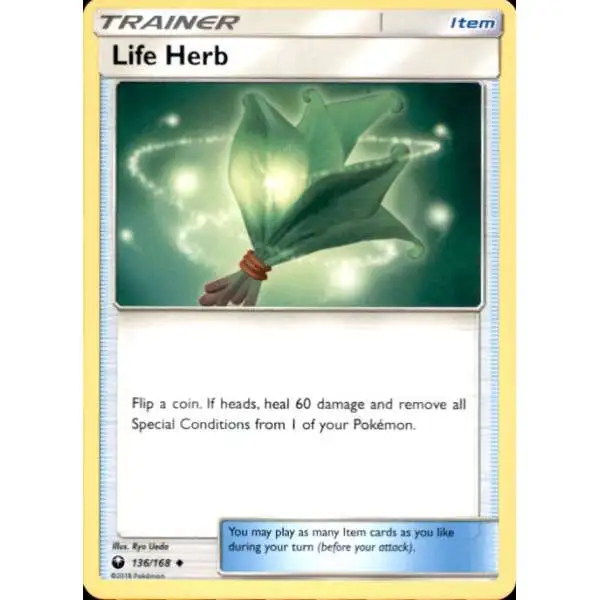 Pokemon Trading Card Game Celestial Storm Uncommon Life Herb #136