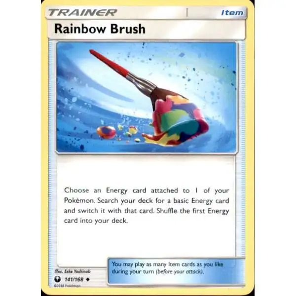 Pokemon Trading Card Game Celestial Storm Uncommon Rainbow Brush #141