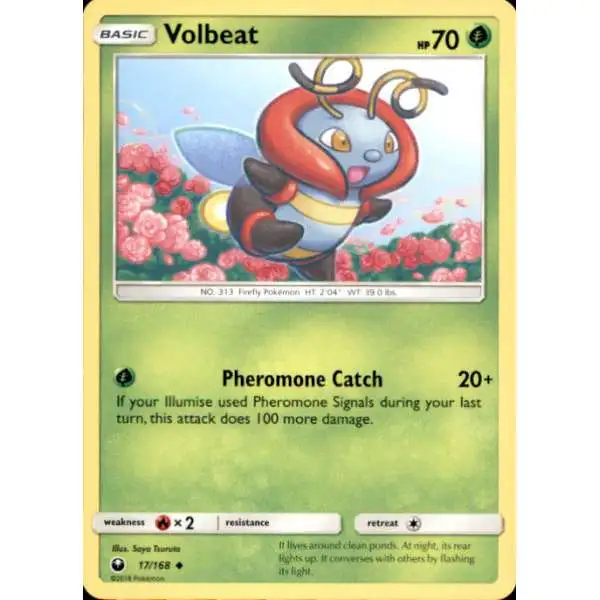 Pokemon Trading Card Game Celestial Storm Uncommon Volbeat #17