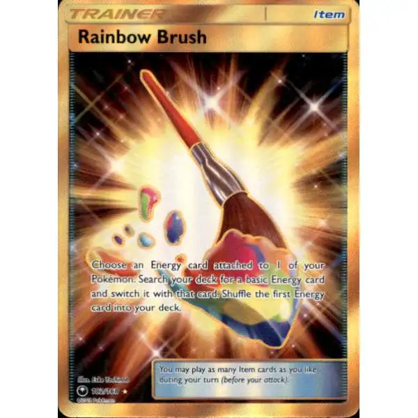 Pokemon Trading Card Game Celestial Storm Secret Rare Rainbow Brush #182
