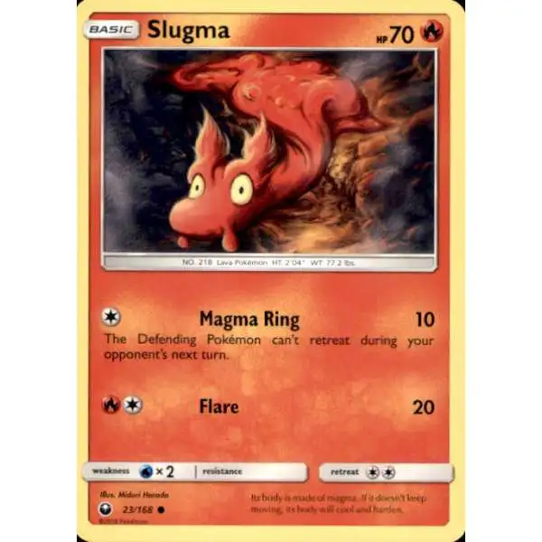 Pokemon Trading Card Game Celestial Storm Common Slugma #23