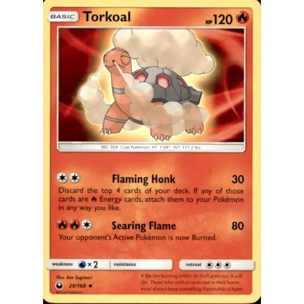 Pokemon Trading Card Game Celestial Storm Uncommon Torkoal #29