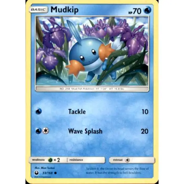 Pokemon Trading Card Game Celestial Storm Common Mudkip #33