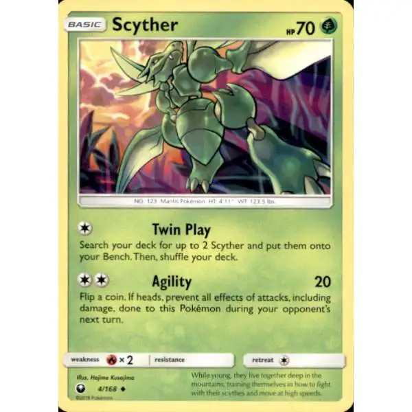 Pokemon Trading Card Game Celestial Storm Uncommon Scyther #4