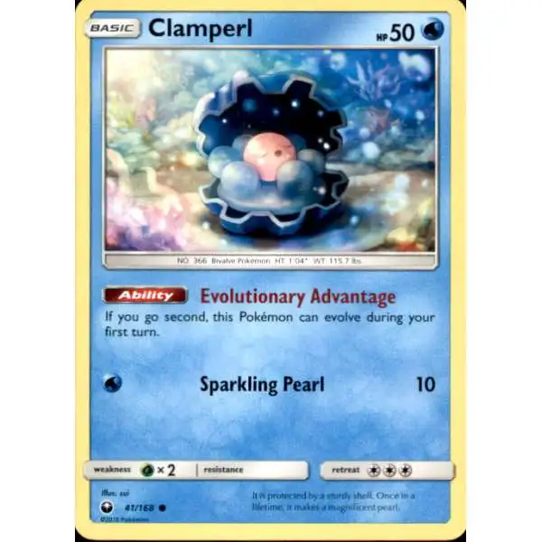 Pokemon Trading Card Game Celestial Storm Common Clamperl #41