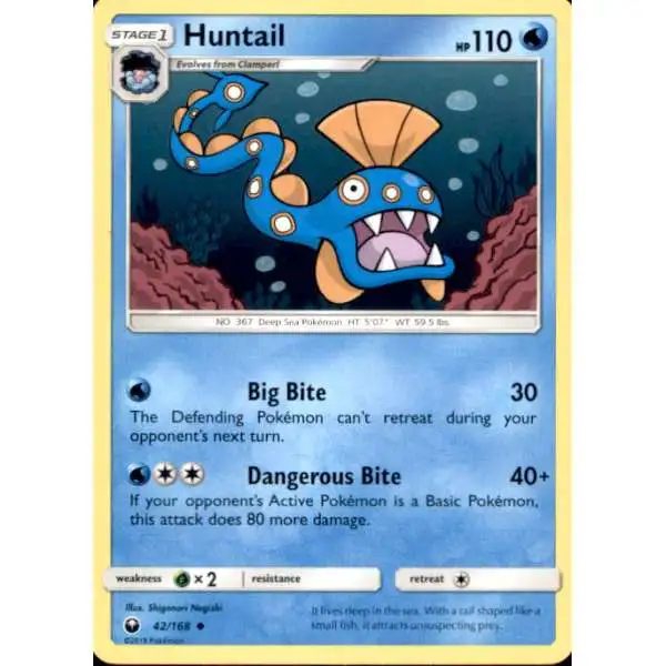 Pokemon Trading Card Game Celestial Storm Uncommon Huntail #42