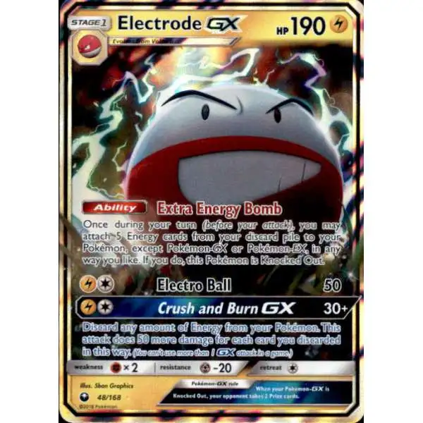 Pokemon Trading Card Game Celestial Storm Ultra Rare Electrode GX #48