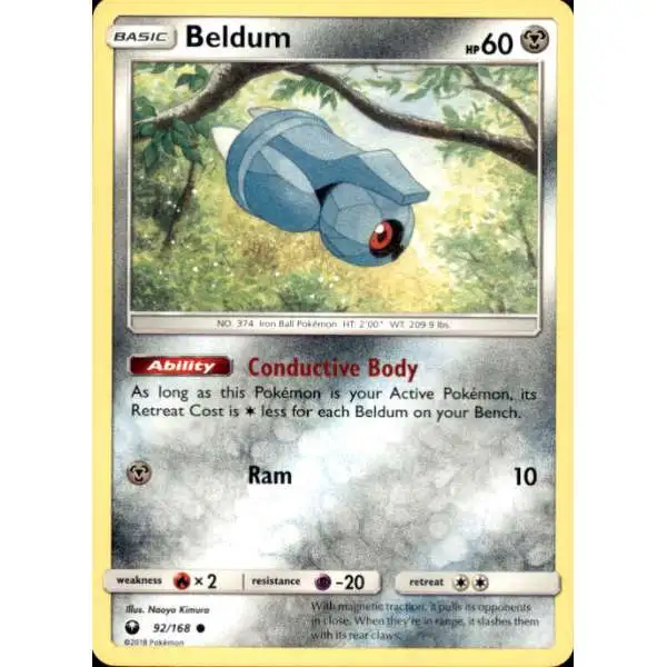 Pokemon Trading Card Game Celestial Storm Common Beldum #92