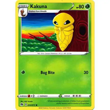 Pokemon Champion's Path Common Kakuna #3