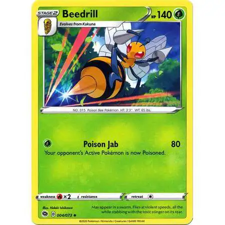 Pokemon Champion's Path Uncommon Beedrill #4