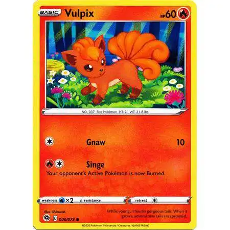 Pokemon Champion's Path Common Vulpix #6