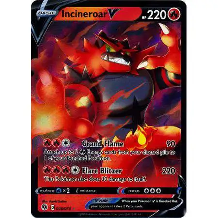 Pokemon Champion's Path Ultra Rare Incineroar V #8