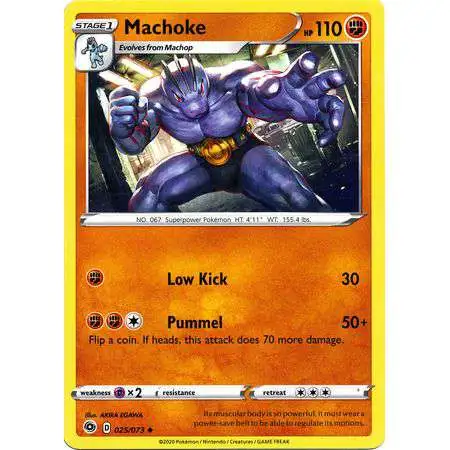 Pokemon Champion's Path Uncommon Machoke #25