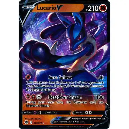 Pokemon Champion's Path Ultra Rare Lucario V #27