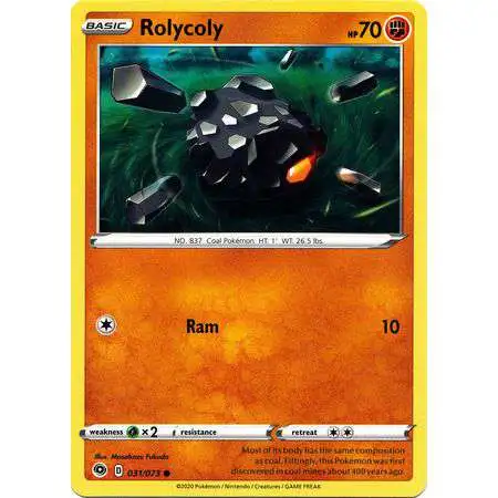 Pokemon Champion's Path Common Rolycoly #31