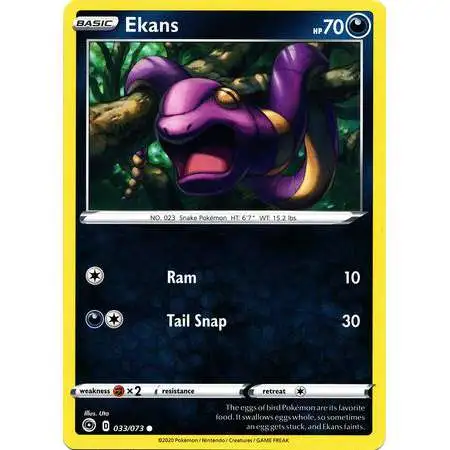 Pokemon Champion's Path Common Ekans #33