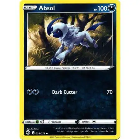 Pokemon Champion's Path Uncommon Absol #38