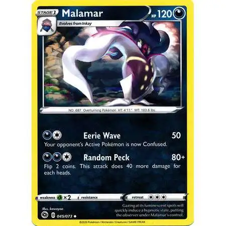 Pokemon Champion's Path Uncommon Malamar #45
