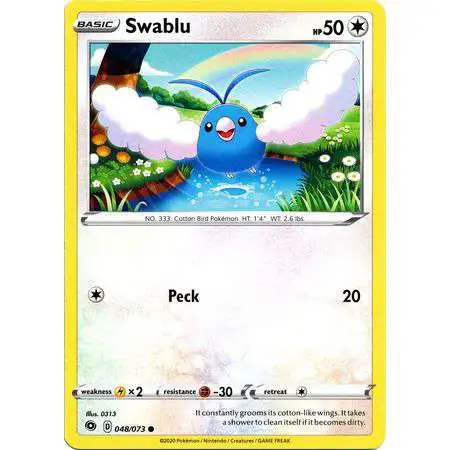 Pokemon Champion's Path Common Swablu #48