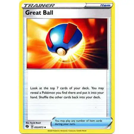 Pokemon Champion's Path Uncommon Great Ball #52