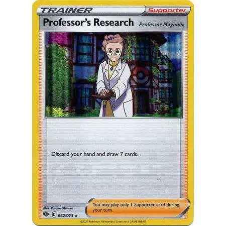 Pokemon Champion's Path Rare Holo Professor's Research #62 [Magnolia]