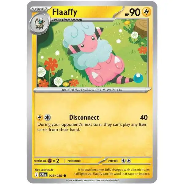 Pokemon Trading Card Game Chaos Rising Common Flaaffy #28