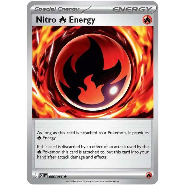 Pokemon Trading Card Game Chaos Rising Rare Nitro R Energy #86
