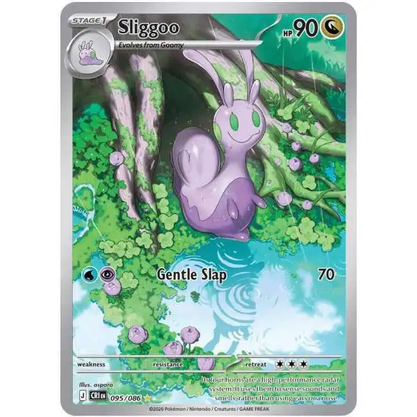 Pokemon Trading Card Game Chaos Rising Illustrator Rare Sliggoo #95