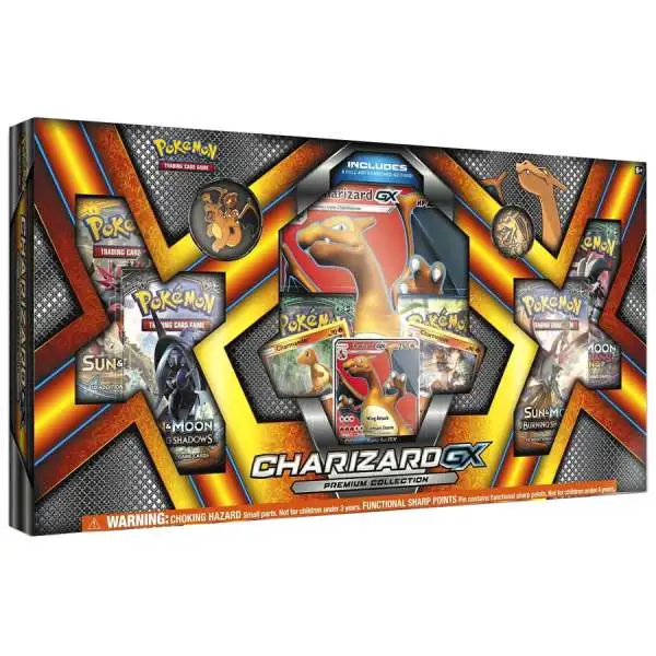 charizard pokemon cards gx - SM211 - Hidden Fates - Black Star Promo play and enjoy Charizard Family GX Sliver Foil