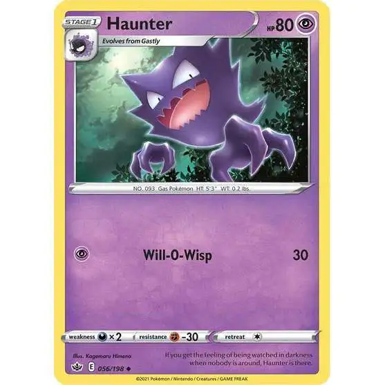 Pokemon Trading Card Game Sword & Shield Chilling Reign Uncommon Haunter #56