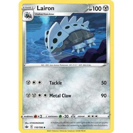 Pokemon Trading Card Game Sword & Shield Chilling Reign Uncommon Lairon #110
