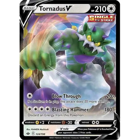 pokemon card tornadus (98 Full Art) (98 Full Art) 098 - Holofoil Emerging Powers Evolves from null Type Pokemon Card Game/[SV7] Stellar Miracle]Tornadus