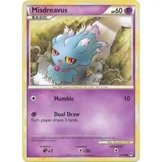 Pokemon Trading Card Game Call of Legends Common Misdreavus #65