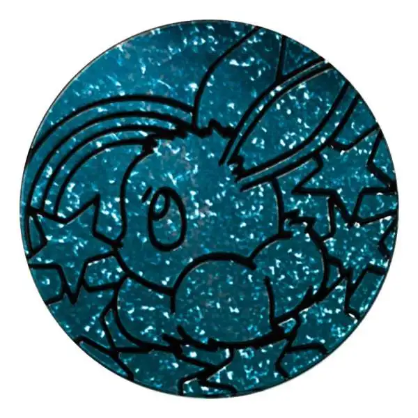 Nintendo Pokemon Prismatic Evolutions Eevee Plastic Coin [Petrol]
