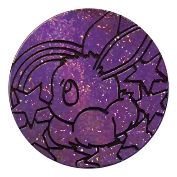 Nintendo Pokemon Prismatic Evolutions Eevee Plastic Coin [Purple]