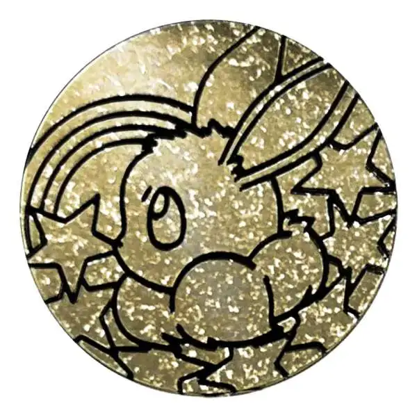 Nintendo Pokemon Prismatic Evolutions Eevee Plastic Coin [Gold]