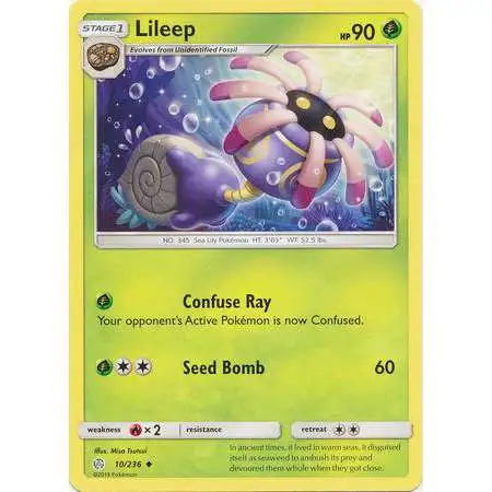 Pokemon Trading Card Game Sun & Moon Cosmic Eclipse Uncommon Lileep #10